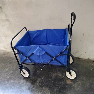 Metal Folding Beach Wagon Tiện ích 600D Vải có thể gập lại cho cửa hàng tạp hóa