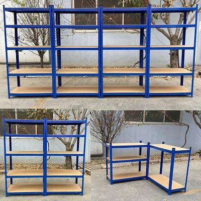 MDF Boltless Heavy Duty Kệ 5 tầng Nhà để xe Giá đỡ kim loại