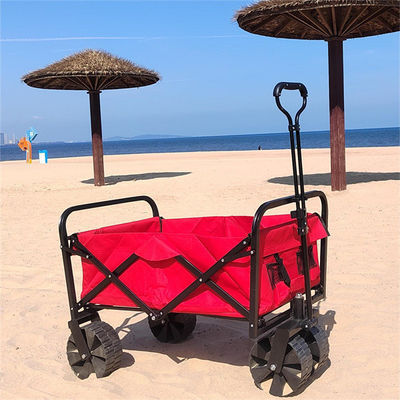Container cuộn Tất cả bánh xe địa hình Cắm trại trên bãi biển Xe đẩy có thể gập lại Xe đẩy