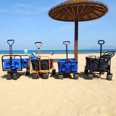 Toa xe gấp bánh rộng chấp nhận xe đẩy bãi biển gấp bốn chiều tùy chỉnh
