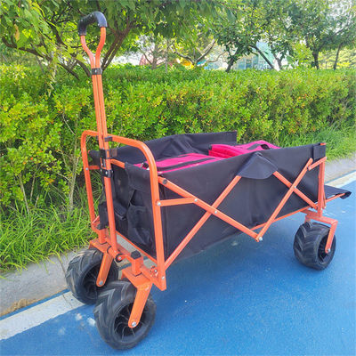 PU Wheel Picnic Cắm trại ngoài trời đa năng Xe đẩy trong vườn Xe đẩy có thể gập lại