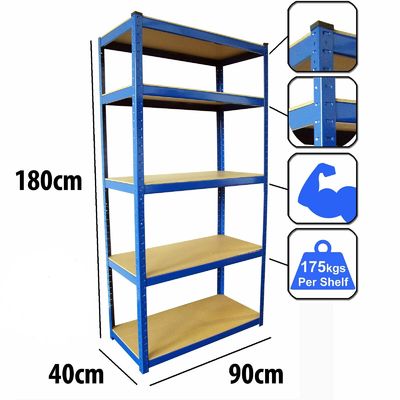 Cửa hàng tùy chỉnh Giá đỡ kho trưng bày bằng thép không gỉ 5 tầng để lưu trữ