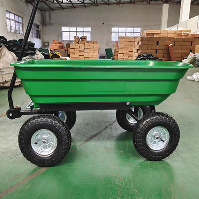 Tiện ích Lốp khí nén 10 inch Wheel Garden Dump Truck Dung tích 75L