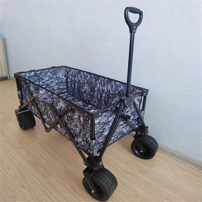 Khu vườn ngoài trời Cắm trại Folding Beach Toa xe Ống thép để vận chuyển