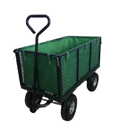 Việc xử lý vật liệu dễ dàng với xe tải lưới vườn và tay cầm duy nhất