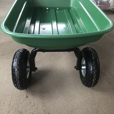 Xe đổ rác làm vườn hạng nặng 50L Tiện ích Xe đổ rác Xe đẩy đổ vườn
