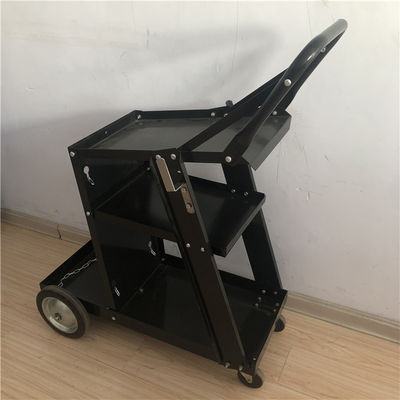Black Iron 3 Tiers Xe máy hàn Mig Xe đẩy hàn có ngăn kéo Bể chứa