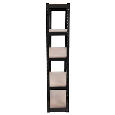 Giá đỡ Boltless hạng nặng 5 tầng Giá đỡ kim loại Boltless Đơn vị kệ kim loại trong nhà để xe
