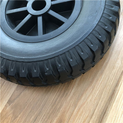 2.50-4 Bánh xe xốp PU Vành nhựa Bánh xe tải tay cho xe cút kít