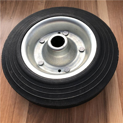 Bánh xe cao su đặc 8x2 cho xe đẩy Trung tâm thép Lốp cao su đặc cho Dolly