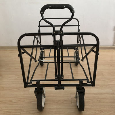 Chiếc xe gấp có thể gập lại, xe tải bãi biển có dung lượng lớn, xe đẩy gấp cho thể thao, mua sắm, cắm trại