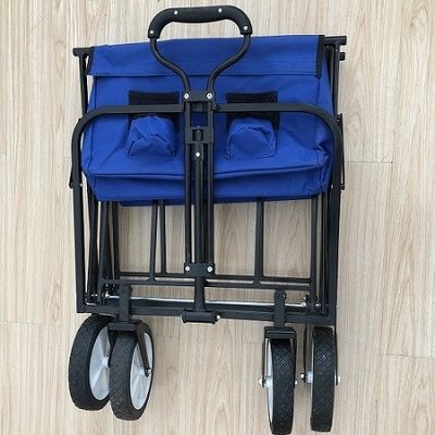 Chiếc xe gấp có thể gập lại, xe tải bãi biển có dung lượng lớn, xe đẩy gấp cho thể thao, mua sắm, cắm trại