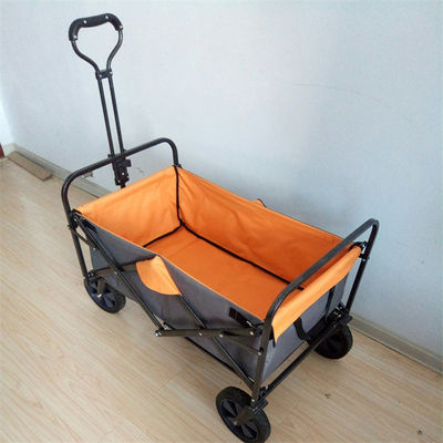 Xe đẩy 4 bánh có thể gập lại Khung thép không gỉ Xe đẩy gấp ngoài trời