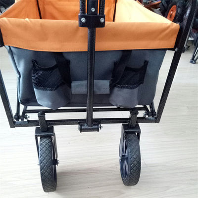 Xe đẩy 4 bánh có thể gập lại Khung thép không gỉ Xe đẩy gấp ngoài trời