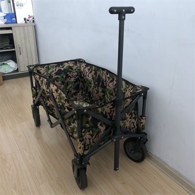 Xe đẩy gấp ngoài trời Xe đẩy tiện ích có thể gập lại 600D có bánh xe