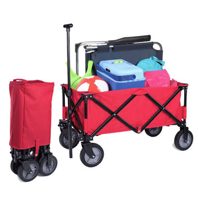 Xe đẩy gấp ngoài trời Xe đẩy tiện ích có thể gập lại 600D có bánh xe