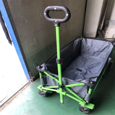 Xe khung thép có thể gập lại Xe đẩy 112cm Xe tiện ích ngoài trời có thể gập lại