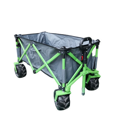 Xe khung thép có thể gập lại Xe đẩy 112cm Xe tiện ích ngoài trời có thể gập lại