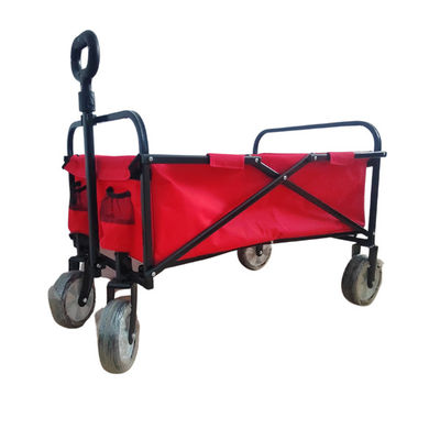 Dễ dàng gấp bãi biển Wagon 600D PVC Folding Wagon cho cửa hàng tạp hóa Kích thước bánh xe nhỏ