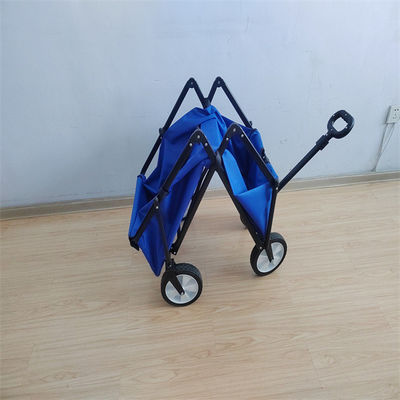 Khung thép Folding Beach Wagon Lễ hội có thể thu gọn Xe đẩy Cắm trại Utillty 600D