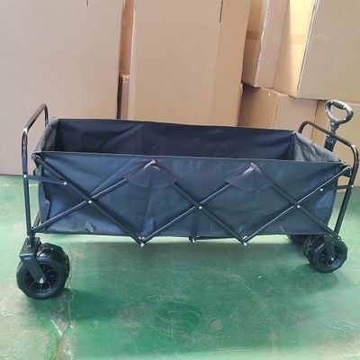 Tiện ích Toa xe gấp cực lớn Xe đẩy di động có thể gập lại với bánh xe rộng