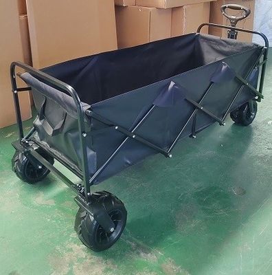 Tiện ích Toa xe gấp cực lớn Xe đẩy di động có thể gập lại với bánh xe rộng