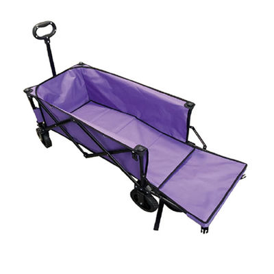 Xe đẩy có thể gập lại phổ biến Xe đẩy bãi biển có bánh xe PVC 128cm có phần mở rộng