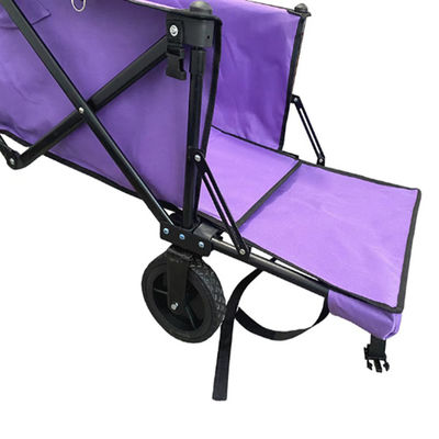 Xe đẩy có thể gập lại phổ biến Xe đẩy bãi biển có bánh xe PVC 128cm có phần mở rộng