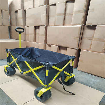 Xe đẩy bãi biển gấp đa năng Xe đẩy kéo gấp với bốn bánh 60KGS