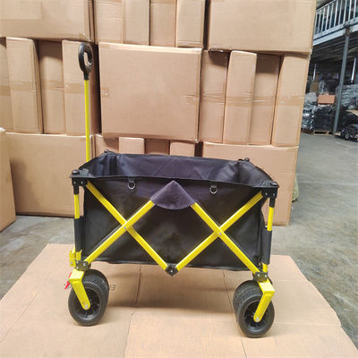 Xe đẩy bãi biển gấp đa năng Xe đẩy kéo gấp với bốn bánh 60KGS