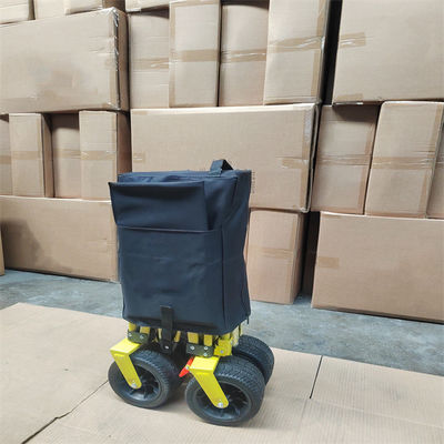 Xe đẩy bãi biển gấp đa năng Xe đẩy kéo gấp với bốn bánh 60KGS