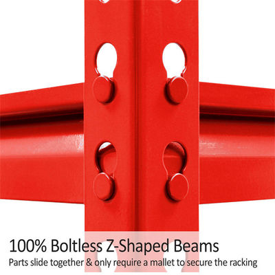 Giá lưu trữ Boltless 175kg Giá đỡ kim loại nặng Boltless 700 * 300 * 1500