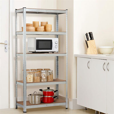750mm Giá đỡ Boltless 5 lớp Giá đỡ kho lưu trữ Kệ lưu trữ kim loại công nghiệp