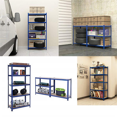 Giá lưu trữ bằng thép mạ kẽm 5 tầng Kệ kim loại để bảo vệ chống ăn mòn nhà để xe