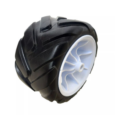 Toa xe gấp 7 inch Tất cả các bánh xe địa hình bãi biển Toa xe có thể gập lại Bánh xe lớn