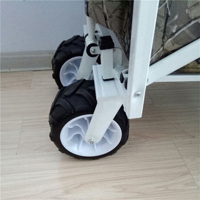 Toa xe gấp 7 inch Tất cả các bánh xe địa hình bãi biển Toa xe có thể gập lại Bánh xe lớn