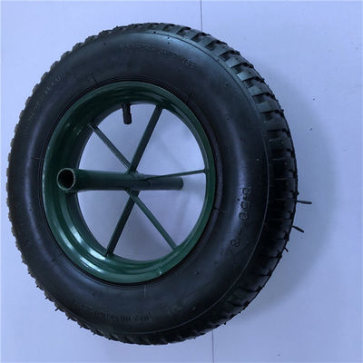 3.50-8 Bánh xe đẩy khí nén Bánh xe cút kít cao su khí nén nhỏ Castor