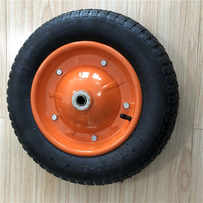 3.00-8 Bánh xe cút kít khí nén Bánh xe đẩy cao su 360mm Khí nén