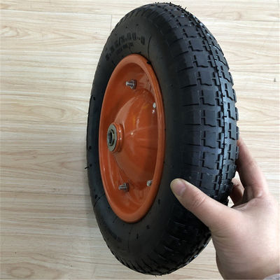 3.00-8 Bánh xe cút kít khí nén Bánh xe đẩy cao su 360mm Khí nén