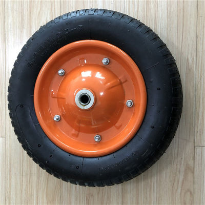 3.00-8 Bánh xe cút kít khí nén Bánh xe đẩy cao su 360mm Khí nén