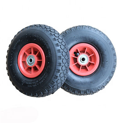 3.00-4 Bánh xe tải bao tải 10 inch Bánh xe đẩy tay Khí nén OEM 240mm