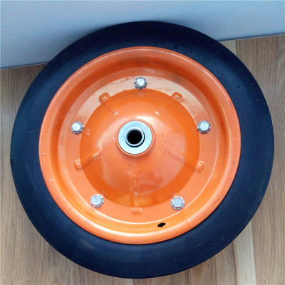 Lốp cao su đặc 31cm 13 inch Vành đầy màu sắc Lốp xe cút kít cao su đặc cho xe tải tay