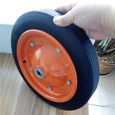 Lốp cao su đặc 31cm 13 inch Vành đầy màu sắc Lốp xe cút kít cao su đặc cho xe tải tay