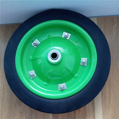 Lốp cao su đặc 31cm 13 inch Vành đầy màu sắc Lốp xe cút kít cao su đặc cho xe tải tay