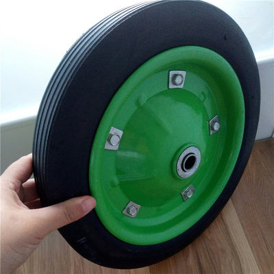Lốp cao su đặc 31cm 13 inch Vành đầy màu sắc Lốp xe cút kít cao su đặc cho xe tải tay