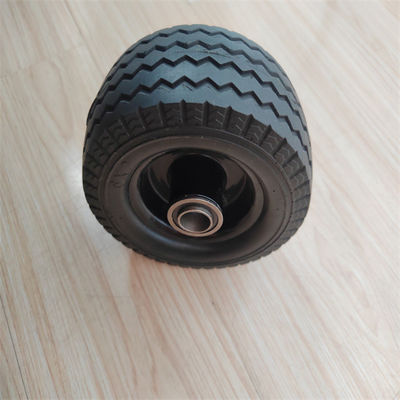 Bánh xe xốp PU 6x2 inch Bãi biển Wagon Bánh xe hạng nặng cho xe đẩy