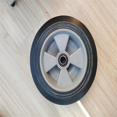 Bánh xe cao su đặc Wagon 8 inch Thay thế phẳng Lốp cao su đặc cho xe tải tay