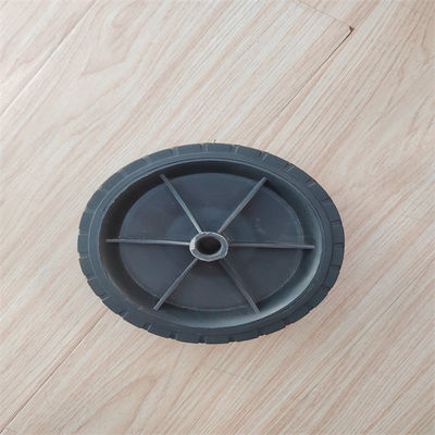Xe đẩy hàng Bánh xe cao su đặc 6 inch Máy cắt cỏ cắm trại di động Bánh xe nhựa