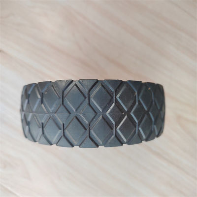 Xe đẩy hàng Bánh xe cao su đặc 6 inch Máy cắt cỏ cắm trại di động Bánh xe nhựa