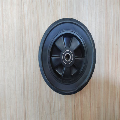 Bánh xe cao su đặc hạng nặng nhỏ 6 inch Bánh xe rắn vành kim loại cho xe tải tay
